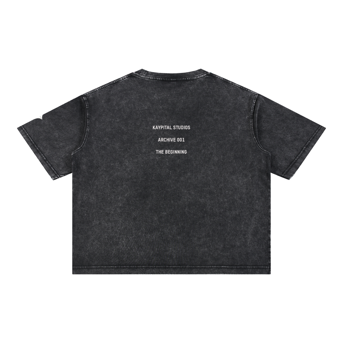 ARCHIVE 001 - KAYPITAL TEE - BLACK