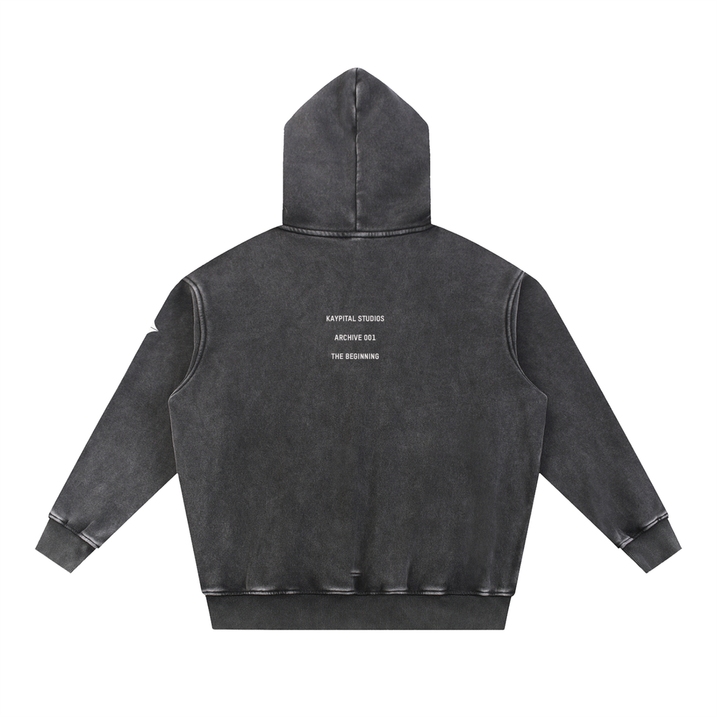 ARCHIVE 001 - STUDIO HOODIE - BLACK