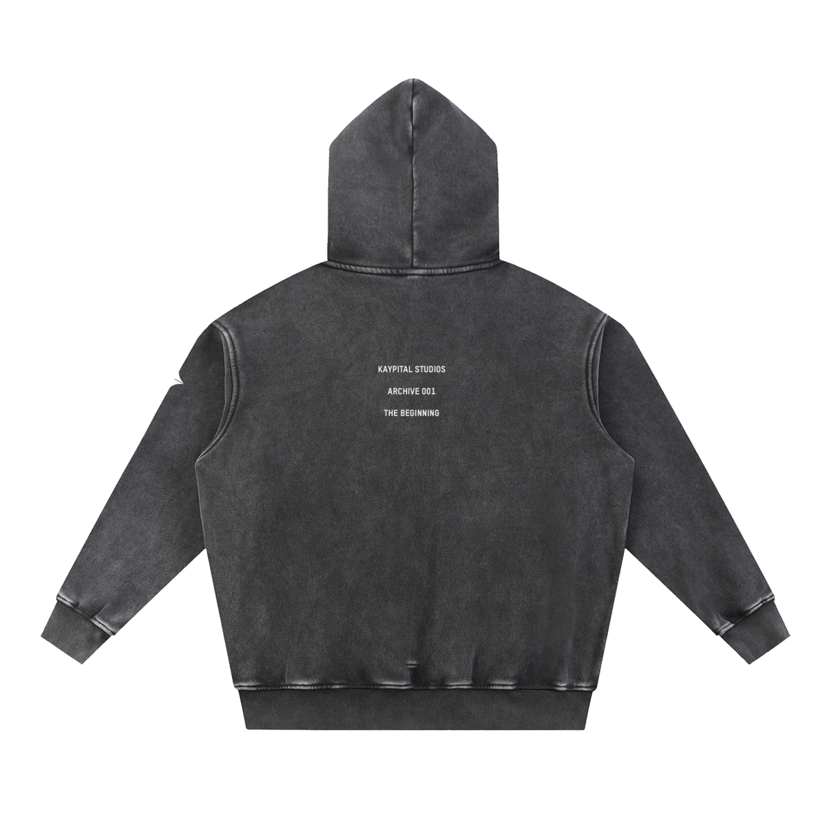 ARCHIVE 001 - STUDIO HOODIE - BLACK