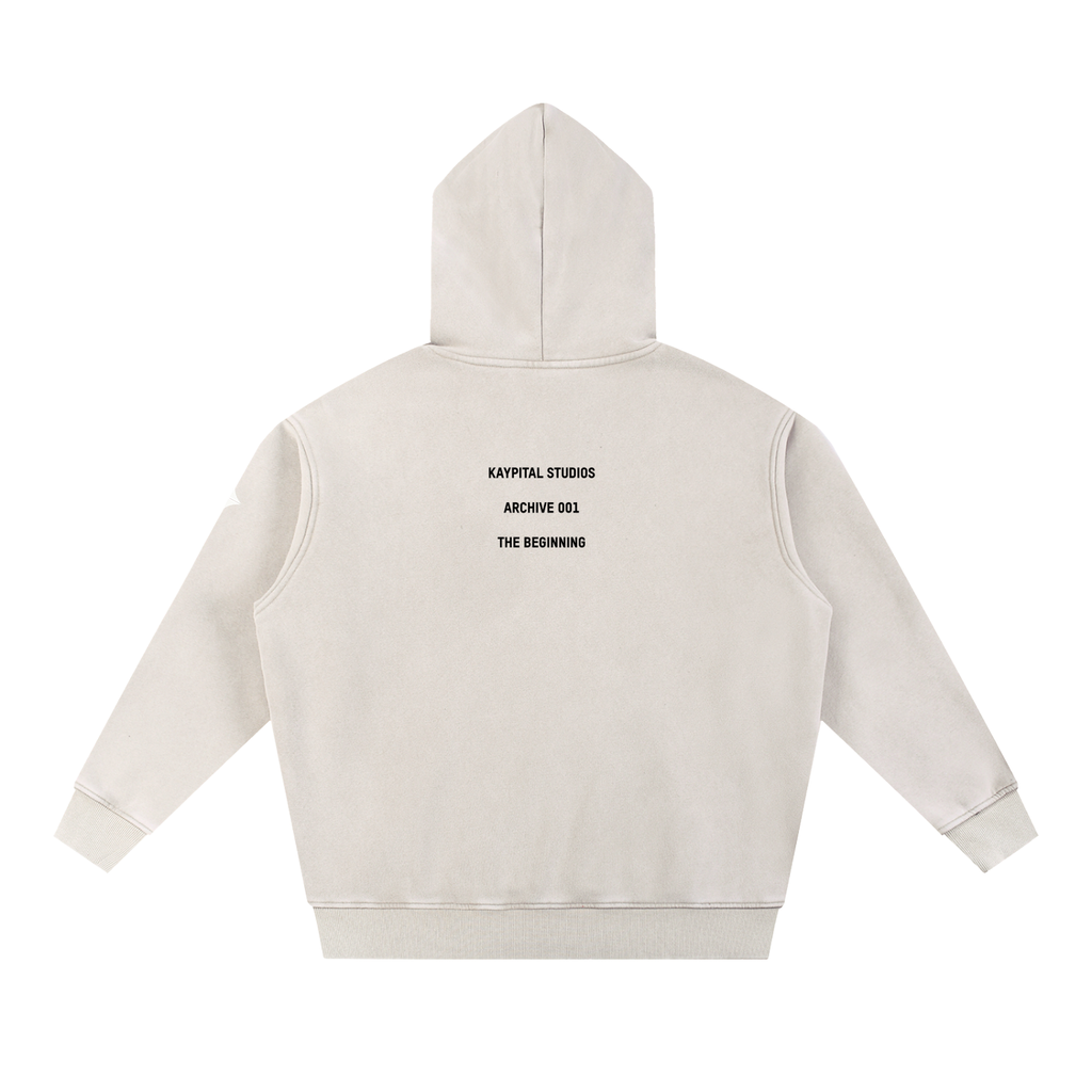 ARCHIVE 001 - STUDIO HOODIE - CREAM